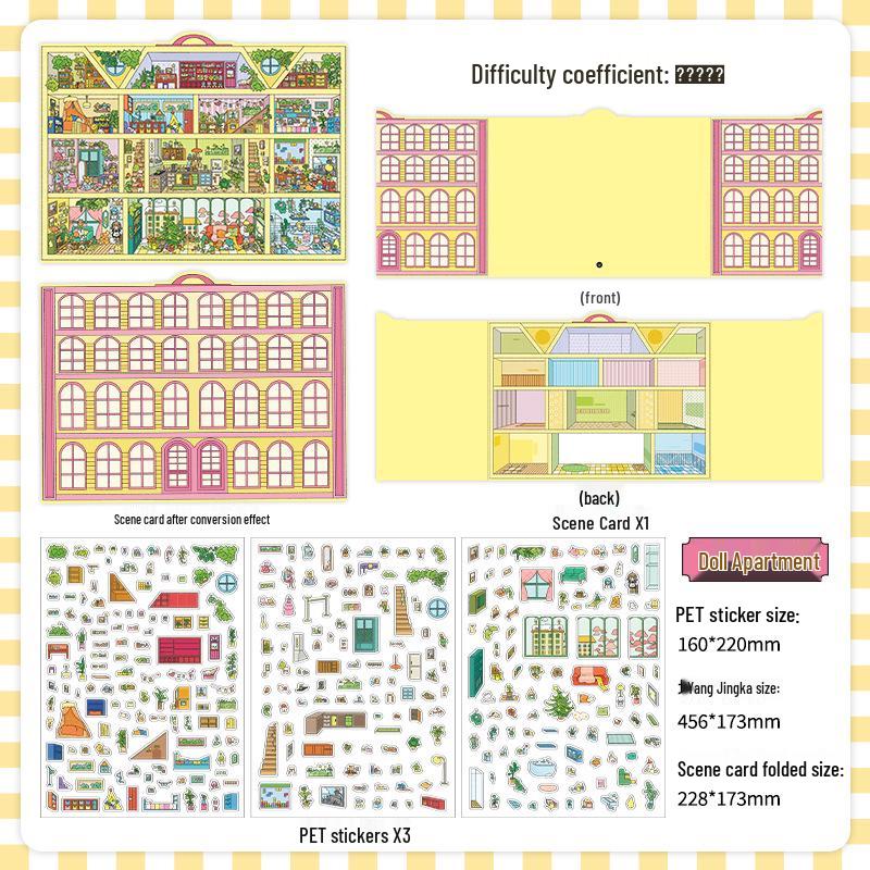 Ink Words Landscaping 3D Stickers: Infeel.Me 20th Edition DIY Fun