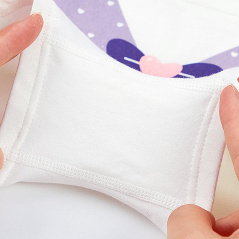 4pcs Girls' Panties Cotton Kids Briefs Underpants Children's Underwear