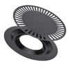Household Barbecue Pan Smokeless Round Nonstick Baking Tray BBQ Roasting Tray Kitchen Utensils
