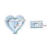 Heart Photo Frame Silicone Mold DIY Craft Epoxy Resin Casting Molds Ornaments Colorful Chain Jewelry Making Tool Supply