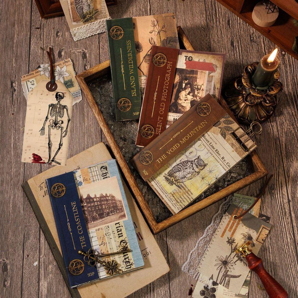 12pcs Vintage Halloween Packing Tags DIY Pendant Tag Halloween Paper Hanging Tag Home