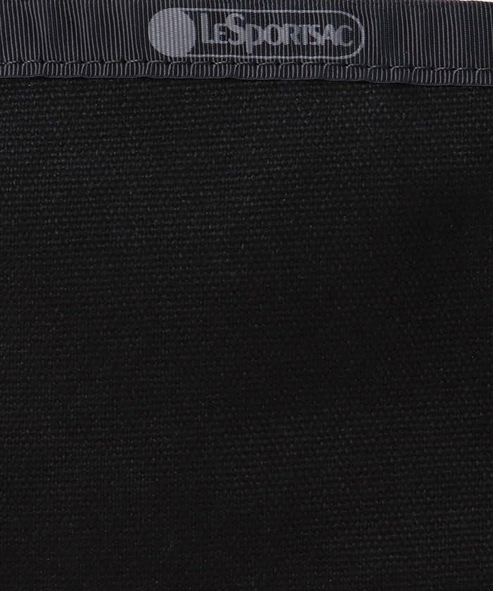 Official Tote Bag CANVAS EASY Jet Black Canvas Script [LeSportsac] TOTE/1417 Women's