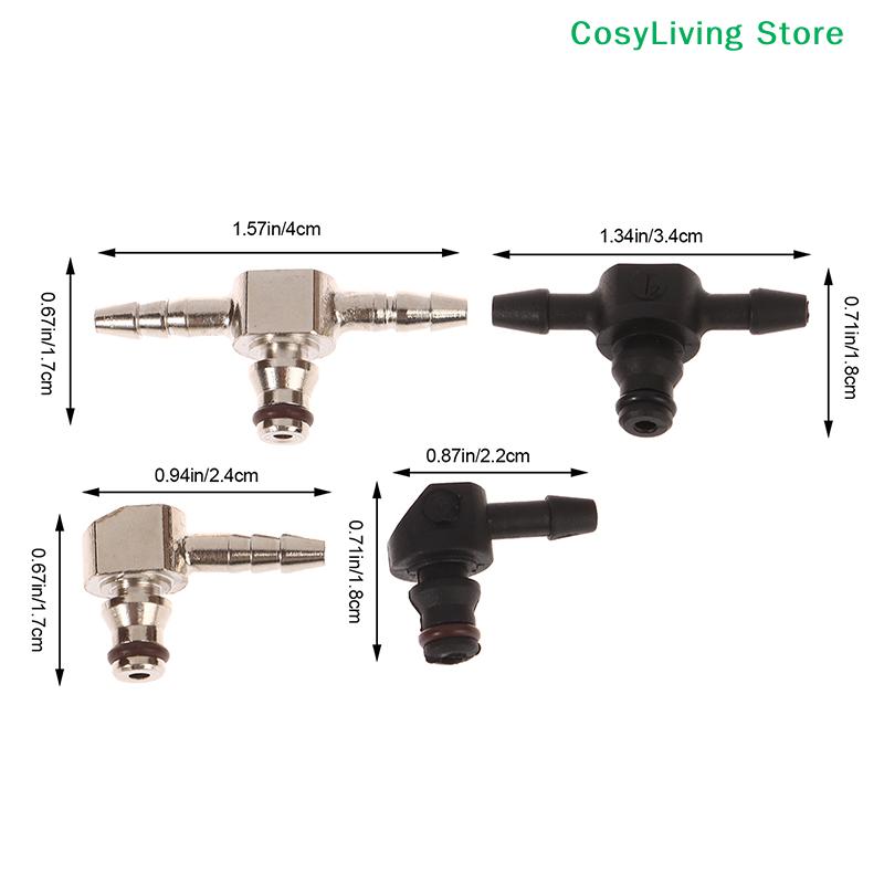 [CL] Common Rail Injector Nozzle Oil Return Joint 2 Ways 3 Ways L And T Type Joint Tube Connector For Injector Oil Return Pipe