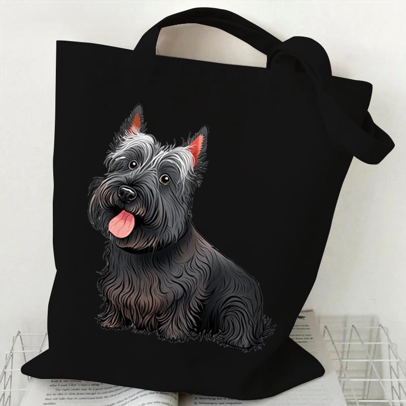

Жіночі сумки Shiba Inu Corgi Пудель Бігль Animal Dog Series Canvas Tote Bag Fashion Funny Dog Lover Подарунок Жіноча Бічна Сумка