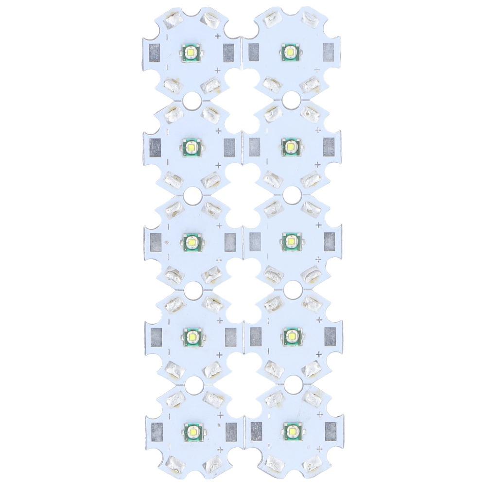 20PCS 3W LED Chip Bulb Aluminum LED Module Pixels Easy Pinspot Light Bulb For Car Lights