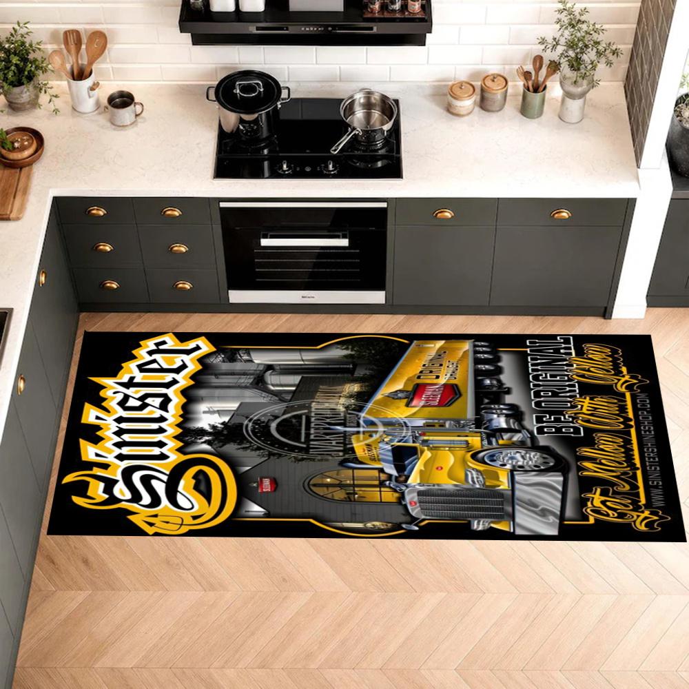 Kw Heavy Trucks Kitchen Mats Durable Bathroom Pads Comfortable Rugs Carpets For Kitchen Home Office Sink Laundry Room Bathroom Decor