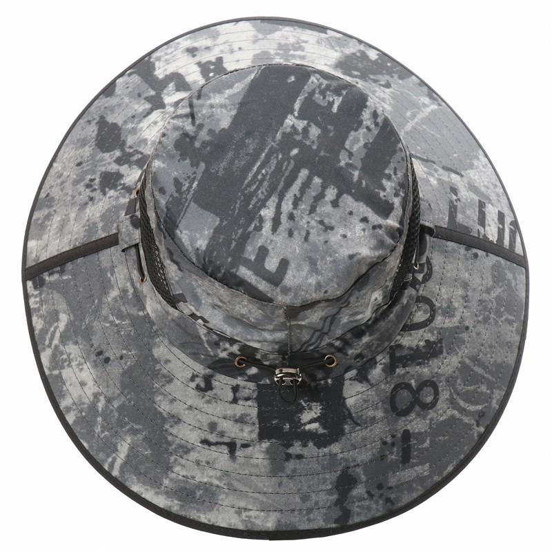 Unisex UV Protection Bucket Hat With Wide Brim Foldable Sun Outdoor Travel Beach Hiking