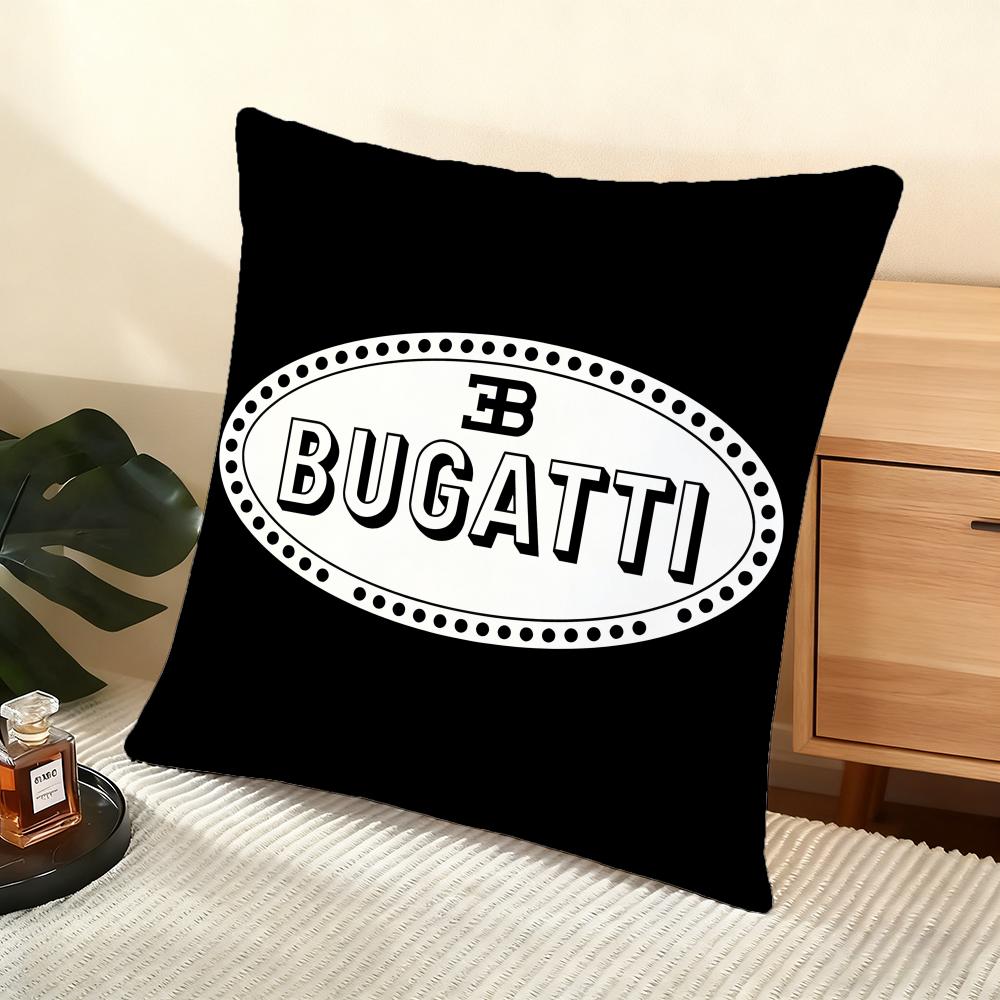 Federa per Cuscino di Lusso B-B-Bugatti Morbidissimo Peluche Corto per Divano di Casa - Cerniera Invisibile Decorazione per la Casa