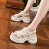 Platform sandals women's 2025 summer new fashion casual outer wear slippers versatile not tired feet comfortable height-increasing shoes