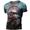 Trend Japanese Samurai Graphics T-shirts Summer Fashion Short Sleeve Mens Kids 3D Printed T Shirts Casual Loose Harajuku Tees