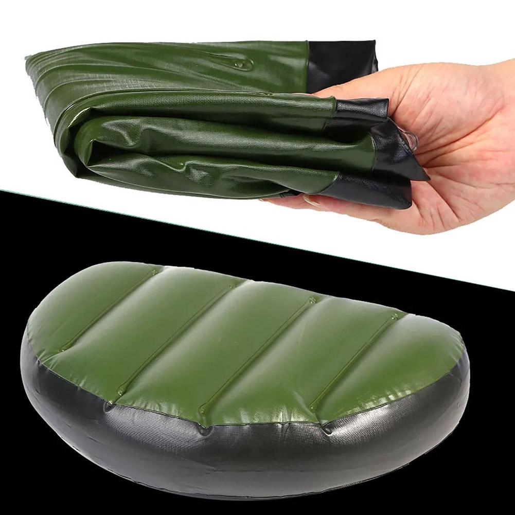 PVC Green Fishing Boat Inflatable Cushion Boat Seat For Outdoor Camping Infltable Boat Seat Inflatable Boat Cushion 7