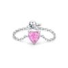 Tancise Classic 925 Sterling Silver Opal Ring Ladies Jewelry Wedding Promise Party Gift