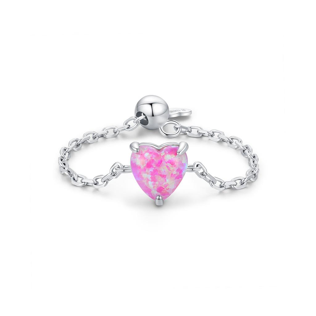 Tancise Classic 925 Sterling Silver Opal Ring Ladies Jewelry Wedding Promise Party Gift