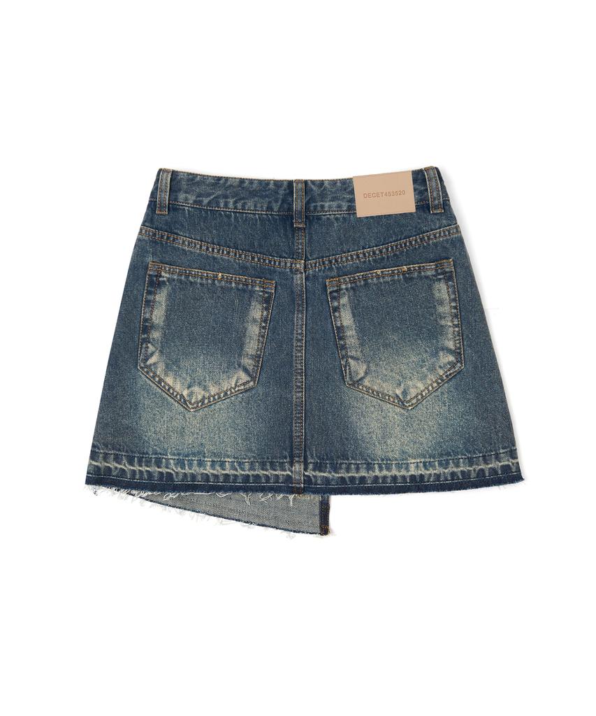 Deketeuumeon Wrap Skirt Dcsk005Blue