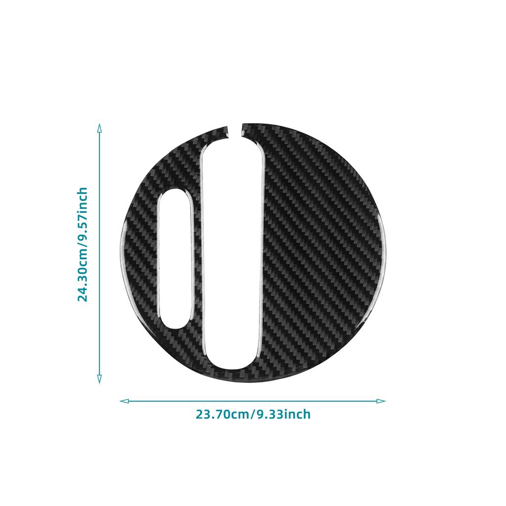 Carbon Fiber For Mazda 2 II Mk2 2008 2009-2014 Automatic Gear Shift Inner Frame Trim Anti Scratch Interior Decor Car Accessories