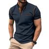 Summer Mens Polo Shirt Men Casual Holiday Shirts Male Short Sleeve Fashion Polo Shirts Men Solid Color Patchwork Tshirt