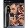 Beard and mustache trimmer with attachments for nose and ears, intimate area and body, hair, 10 in 1 men's trimmer razor for shaving