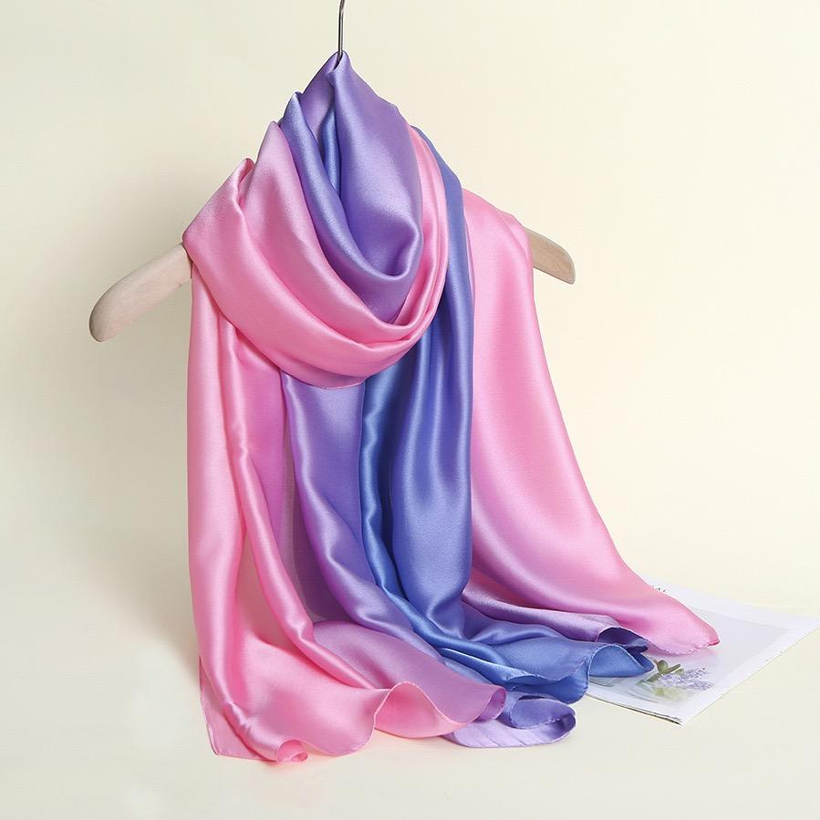 

Fashion Lady Gradient Color Long Wrap Women S Shawl Chiffon Scarf Scarves Casual Women Scarf Feminino Woman Accessory 180X90CM