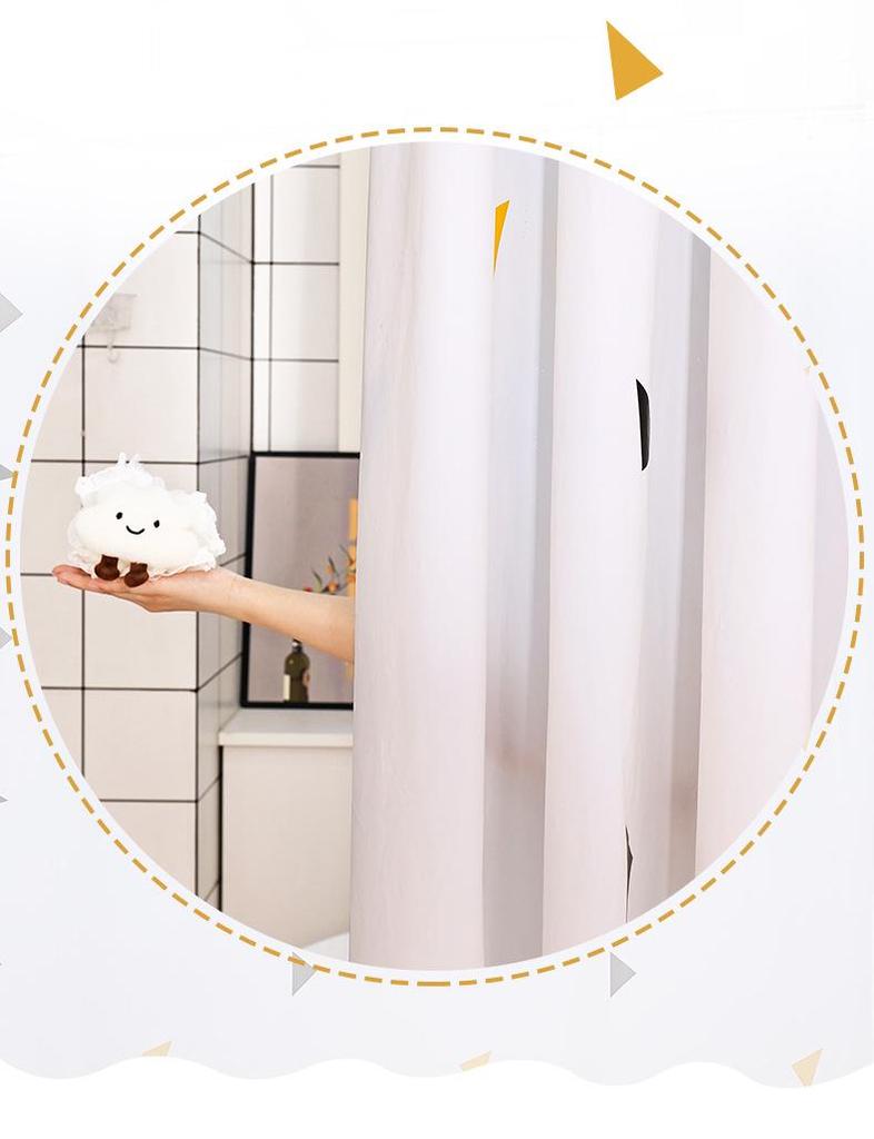 Luxury Eco-Friendly Waterproof & Mildew-Resistant Shower Curtain