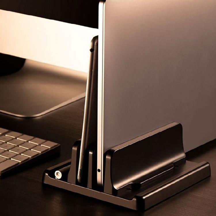 Vertical Laptop Stand for Desk Laptop Holder Space Saving Adjustable Laptop Stand Support Rack For Laptop Notebook