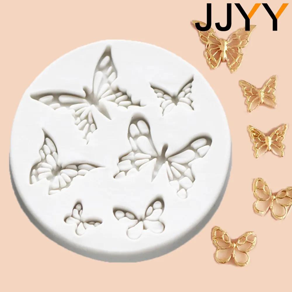 DIY Vlinder Siliconen Mal voor Fondant Taart Epoxy Hars Bakgereedschap Decoratieve Benodigdheden Keukenaccessoires