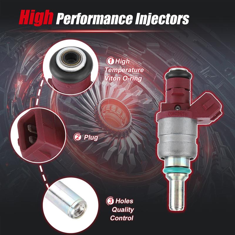 4 Stück A2710780023 Einspritzdüsen für Mercedes-Benz W203 C230 1.8L 2003 2004 2005 FJ902 2710780023 2710780549 A2710780549