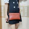 Women's Versatile Genuine Leather Crossbody Coin Purse & Shoulder Bag with Four-Layer Zipper Pockets for 5.5-inch Phones