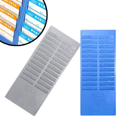 Wall Mounted Attendance Card Rack 24/50 Slots Time Payroll Recorder Warehouse Setting