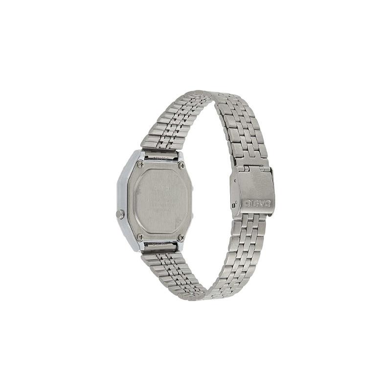 Casio retro small square LCD display waterproof fashionable couple watch quartz movement Japanese and Korean watch same style for A168WG-9W&LA680WA-1B