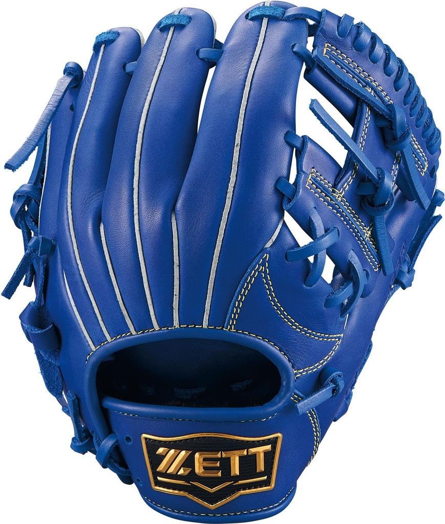 ZETT Youth Baseball Soft Royal Blue BJGB74510F Glove, Steer, All-Around, Left-Handed Throw, (2500), Size SS,