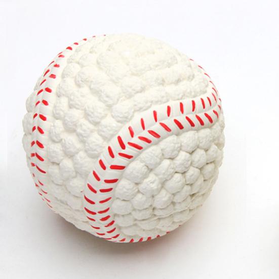 Puppy Teething Sound Ball Interactive Dog Toy Latex Rugby Series Boredom Relief Teeth Cleaning Indoor Outdoor Play Dog Toy Pet Supplies