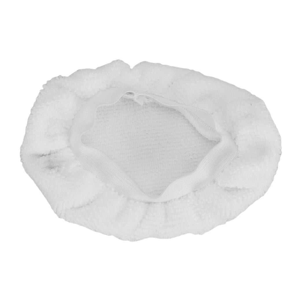 10 Pièces Chiffons Microfibres pour Nettoyeur Vapeur Housse Lavable Réutilisable Tampons Accessoires de Remplacement