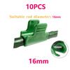 10Pcs Shading Frame Support Greenhouse Film Clamps Shed Row Cover Garden Tarpaulin Clamp