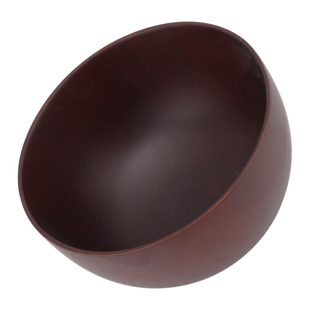 Wood Noodle Bowl Unique Wood Grain Color Pattern Japanese Soup Bowl for Home Rice Salad