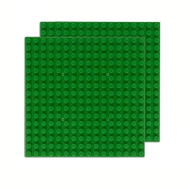 

2pcs 16x16 Block Base Plate Works With featuring Mainstream Brands Playing CHILDREN S Creativity Toy Base Accessories 2pcs 16x16