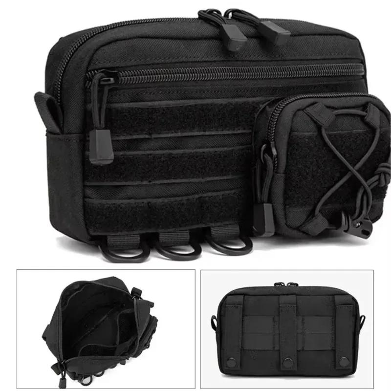 New Multiple Pockets Toolkit Utility Pouch 1000D EDC Tactical Emergency Medical Kit Tool Storage Bag For Outdoor Hunting