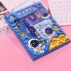 1 Set Cartoon Stationery Set Including Pencil Notebook Ruler Eraser Pencil Sharpener Student School Supplies Stationery Gifts