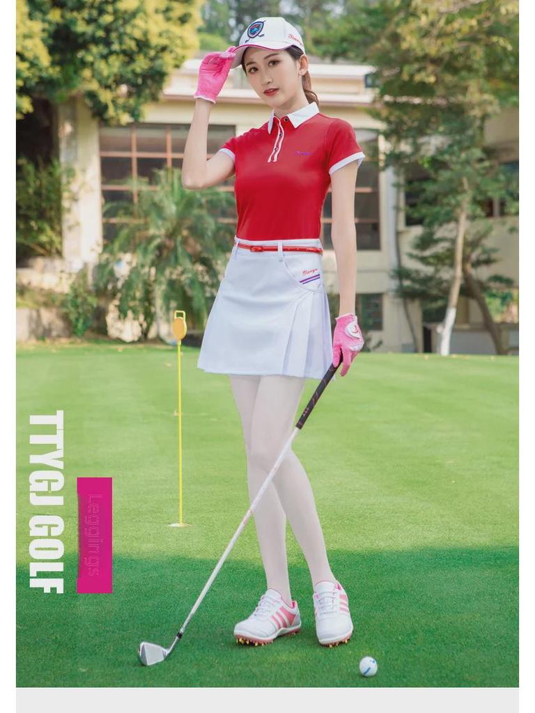 TYGJ Dámské golfové legíny s ochranou proti slunci - Letní prodyšné ledové hedvábí, nášlapné kalhoty