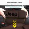 For Jeep Car Seat Gap Storage Box Pocket Wallet Key Cup Phone Holder Cherokee Wrangler JK Gladiator Compass Renegade Patriot AMZ1 