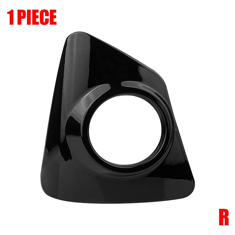 Car Front Left Right Fog Light Lamp Trim Cover Bezel Frame for Toyota Corolla S 2014 2015 2016 Parts Replacement Glossy Black