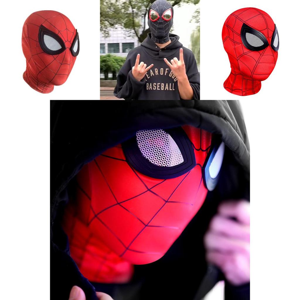 Marvel Spider-man Kopfmaske Erwachsener Cosplay Kostümzubehör Leicht Bequem