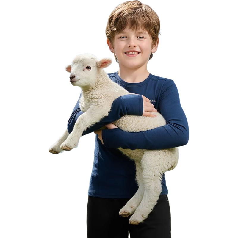 Moodytiger Boys  Merino Wool Blend Long-Sleeve Sports T-Shirt 175