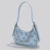 French Style High-quality Shoulder Bags Fashion Leather Women's Chain Underarm Bags Casual Ladies Flower Printing Small Handbags