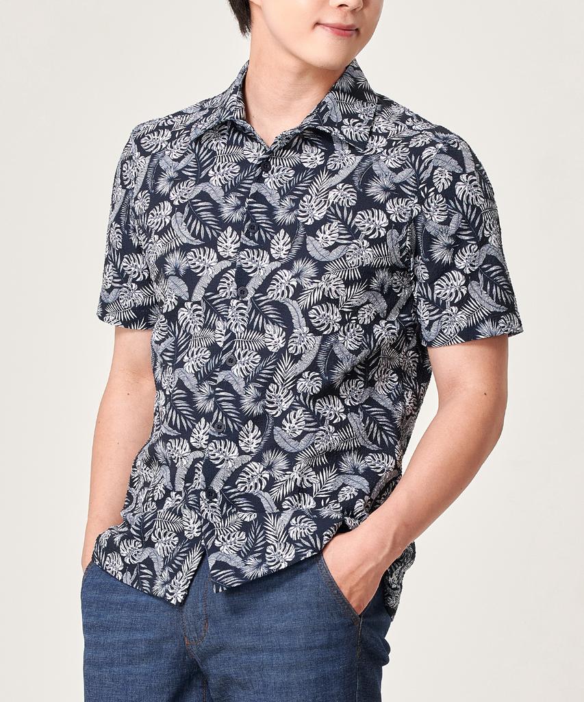 BILTMORE Men'S Tropical Pattern Shirt