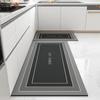 Oil-proof Non-Slip PVC Floor Mat, Easy-to-clean Carpet, Home Decoration, Long Leather Rug, Dirt-resistant Foot Mats, Kitchen