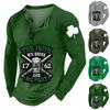 Men's Outdoor Vintage Button Long Sleeve Fashion Sports T-shirt