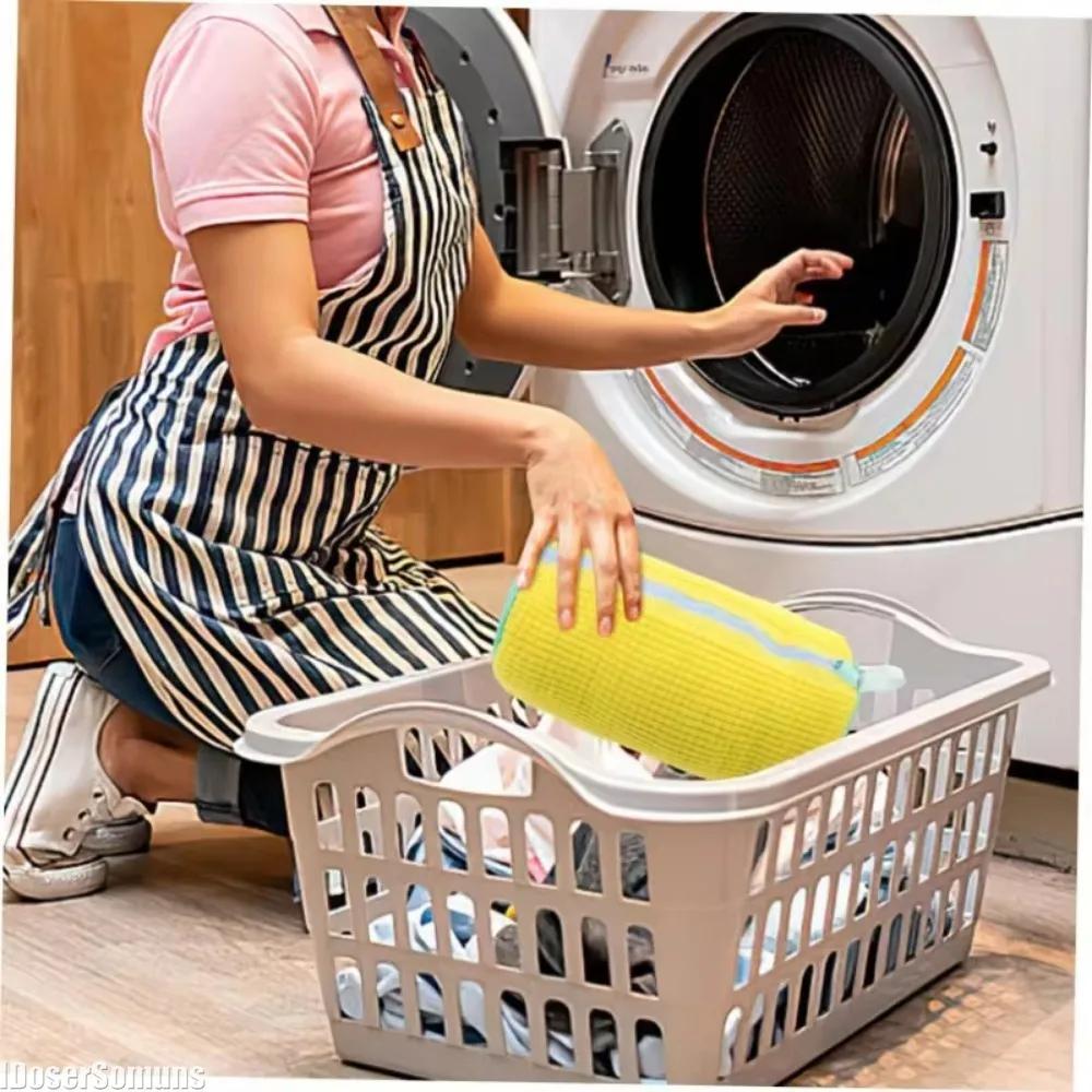 1/2PC Washing Shoes Bag Cotton Laundry Net Fluffy Fibers Easily Remove Dirt Washing Bags Clothes Organizer Cleaning Kit