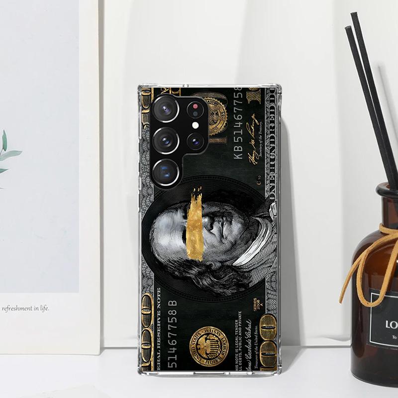 Banknote Dollar Cash Money Phone Case For Samsung Galaxy S26 S25 Edge S24 FE S23 S22 Ultra S21 Plus S20 + Art Fundas Back Cover