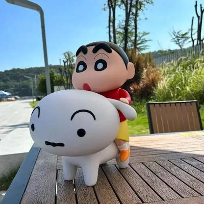 Yeni Crayon Shin-Chan Anime Figürü Crayon Shin-Chan Binme Nohara Shiro Aksiyon Figürü Model Oyuncak Kawaii Dekorasyon Koleksiyon Hediyeleri