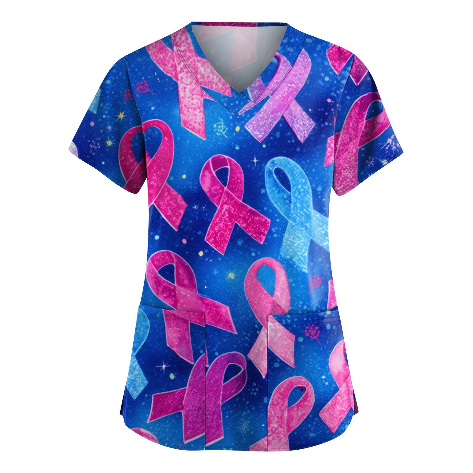 

Женские модные комбинезоны с V-образным вырезом и короткими рукавами, с карманами, с принтованным верхом, одежда M синий